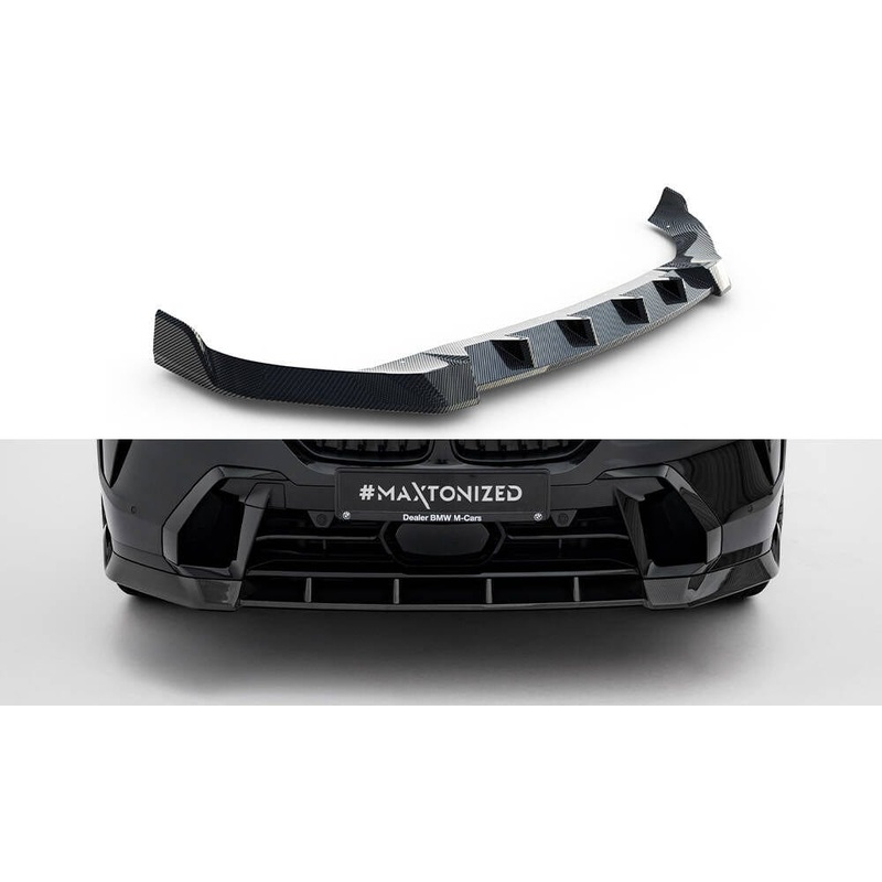 Maxton Design Carbon Fiber Front Splitter BMW X7 M-Pack G07 LCI