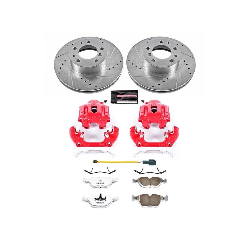 PowerStop Power Stop 87-89 BMW 735i Front Z26 Street Warrior Brake Kit w/Calipers