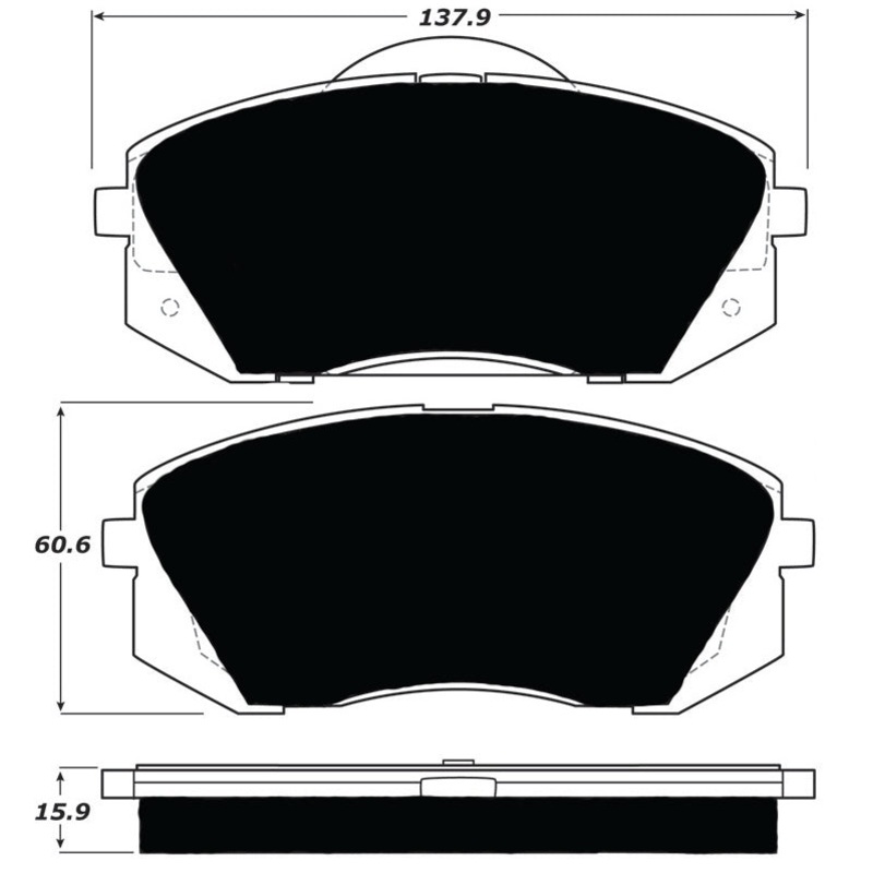 Porterfield Brake Pads for 2014 HYUNDAI TUCSON FWD