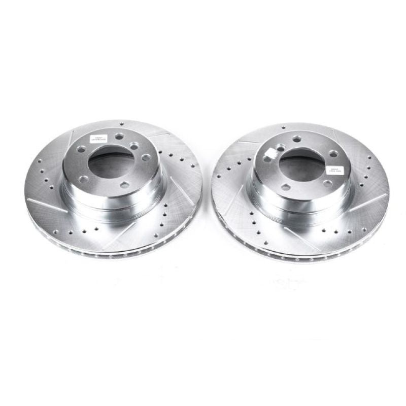 PowerStop Power Stop 04-07 BMW 525i Front Evolution Drilled & Slotted Rotors - Pair