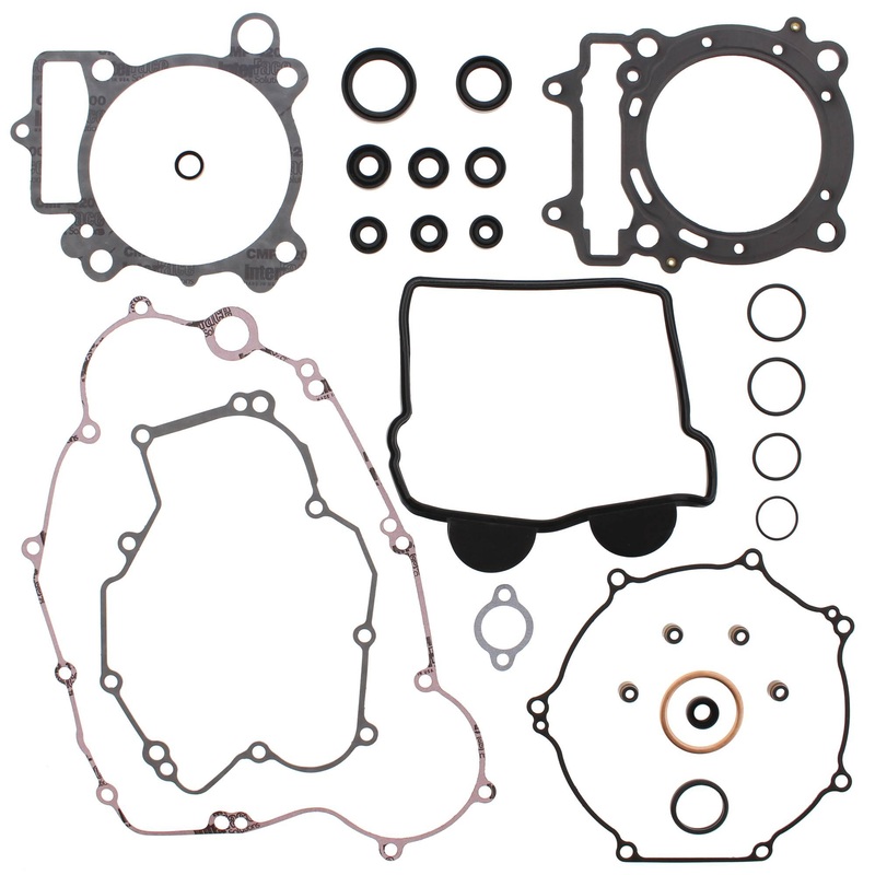 Vertex 811480 Gaskets 08-09 Kawasaki KLX450R Complete Gasket Kit w/ Oil Seals
