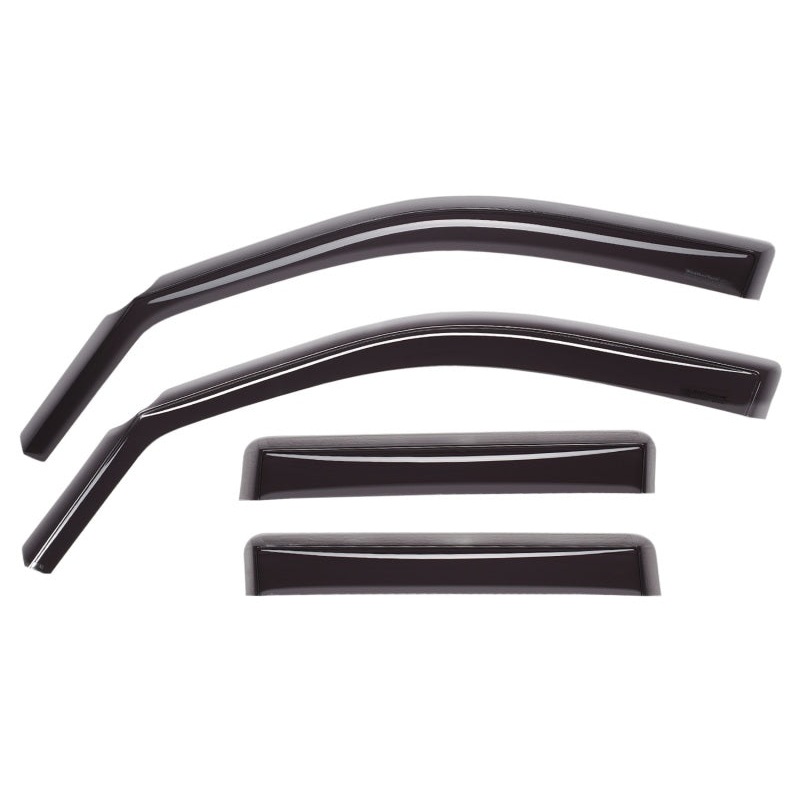WeatherTech 2020+ Toyota Highlander Front and Rear Side Window Deflectors - Dark Smoke