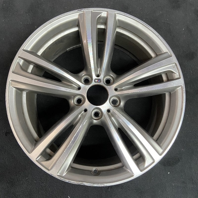 19" BMW 320i 15 19x8.5 5 double spoke narrow spoke Original OEM Wheel Rim