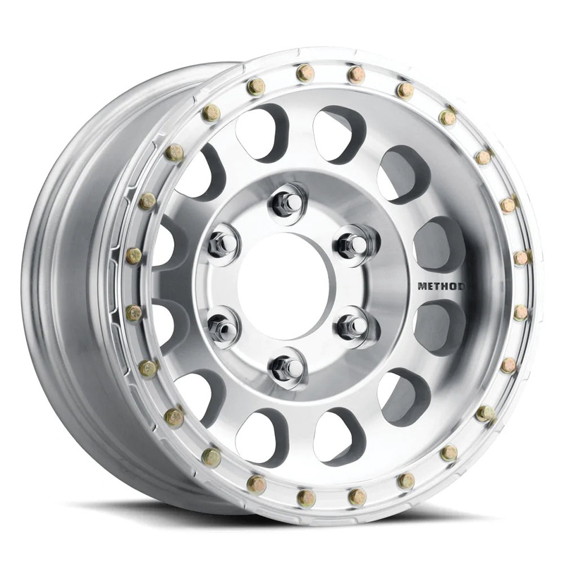 Method MR103 Beadlock 17x9 -12mm Offset 8x170 130.81mm CB Raw Machined w/BH-H24125 Wheel | MR10379087312B
