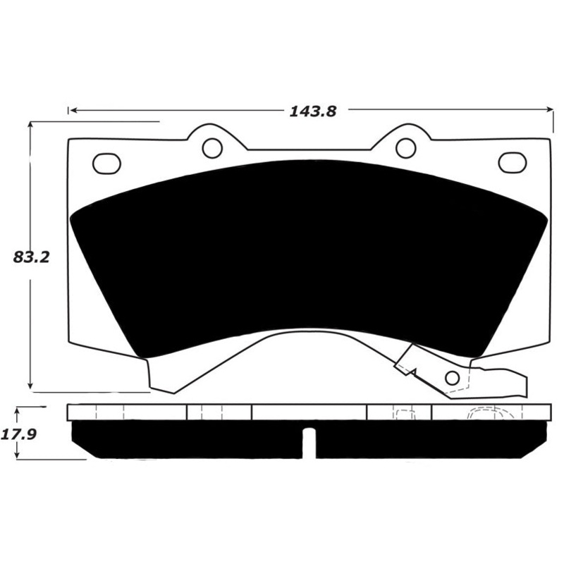 Porterfield Brake Pads for 2017 LEXUS LX 570