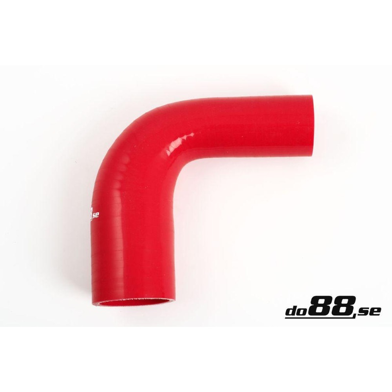 Silicone Hose Red 90 degree 1,625 - 2'' (41 - 51mm)