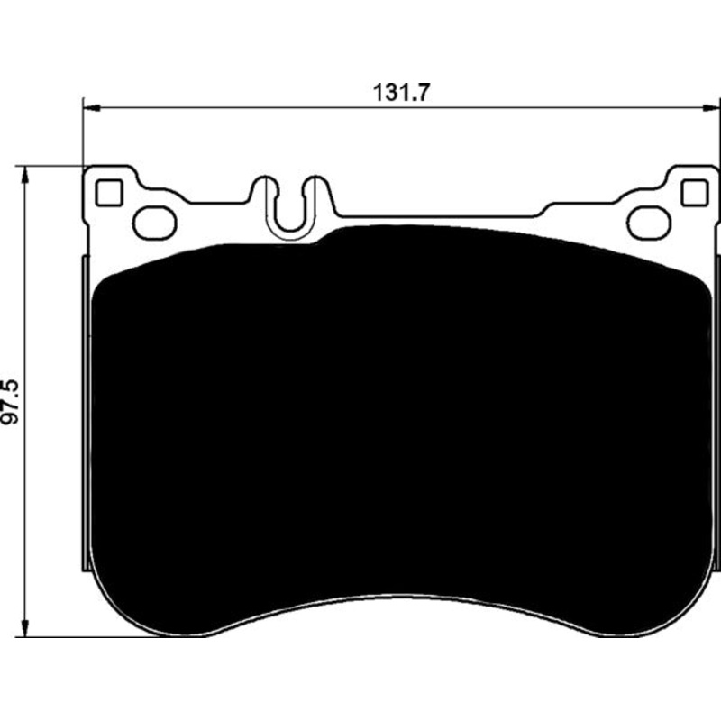 Porterfield Brake Pads for 2019 MERCEDES-BENZ SL450 HD Brake w/360mm Front Disc