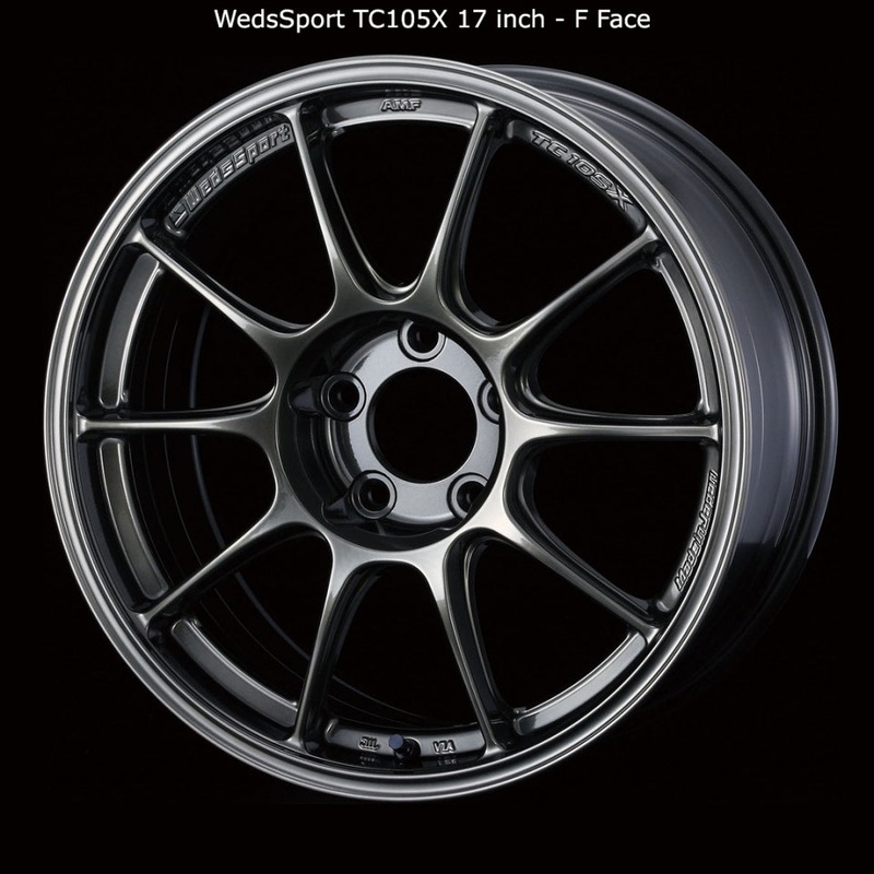 WedsSport TC105X AMF Wheel - 17x9.0 +49 | 5x114.3 | EJ Titan