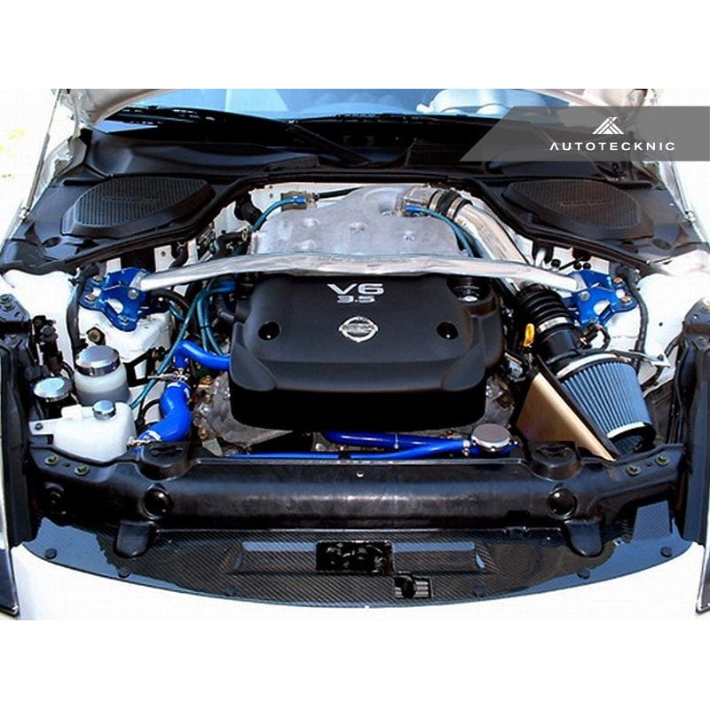 AutoTecknic Dry Carbon Fiber Cooling Shroud - Nissan 350Z 03-06