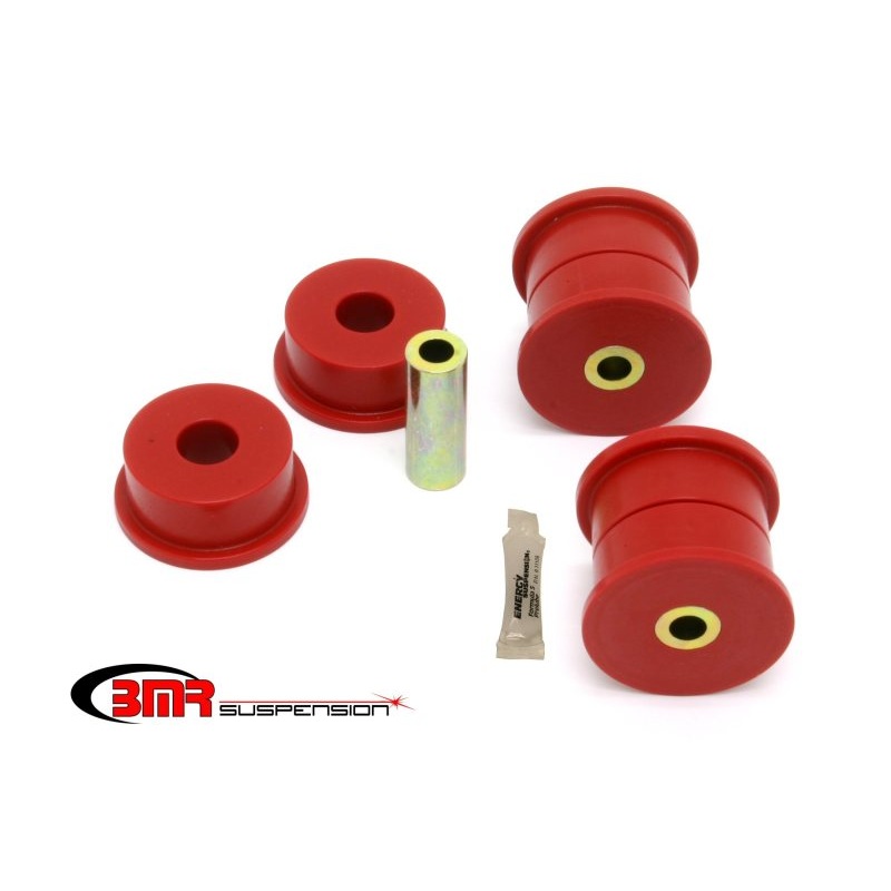 BMR 10-15 5th Gen Camaro Pro Version Differential Mount Bushing Kit (Polyurethane) - Red