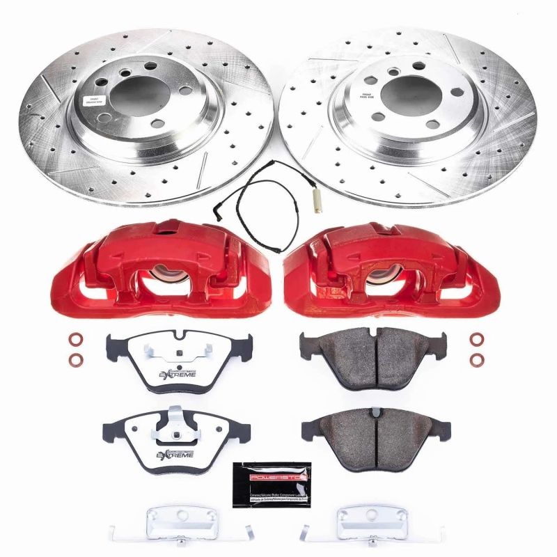PowerStop Power Stop 04-06 BMW 760i Front Z26 Street Kit w/Cals