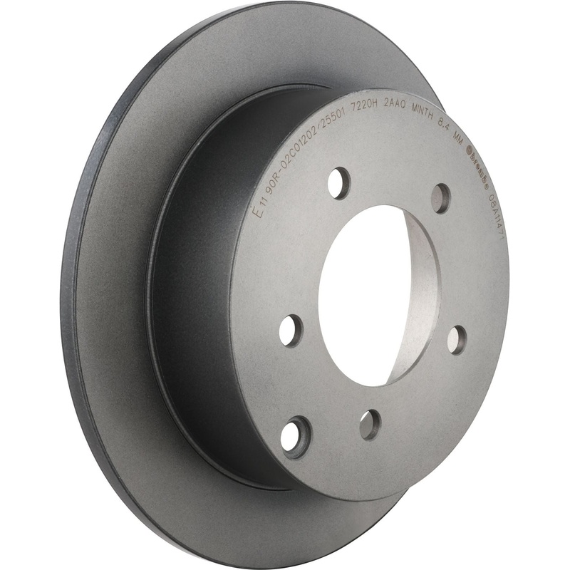 PRIME UV Coated Rear Disc Brake Rotor - 08.A114.71