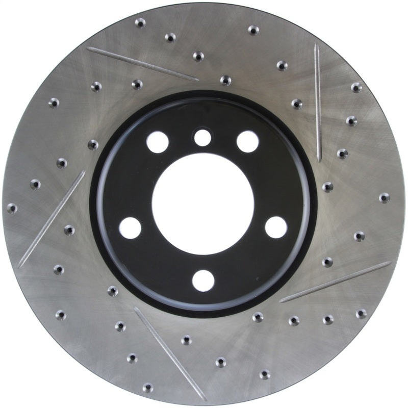 StopTech BMW 12-15 335i / 2014 428i / 2015 235i/228i Front Left Slotted & Drilled Sport Brake Rotor