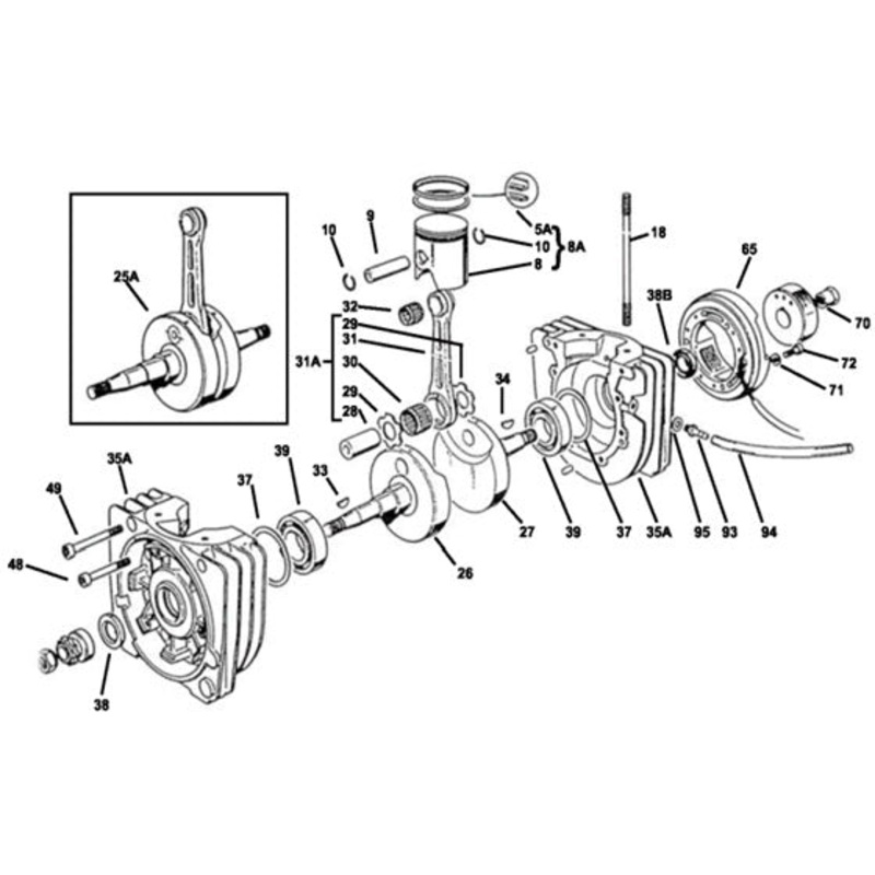 26. 992182 KPV PTO Crank Half