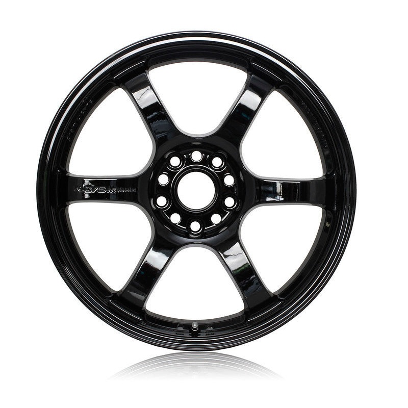 Gram Lights 57DR 18x9.5 +38 5-100 Glossy Black Wheel