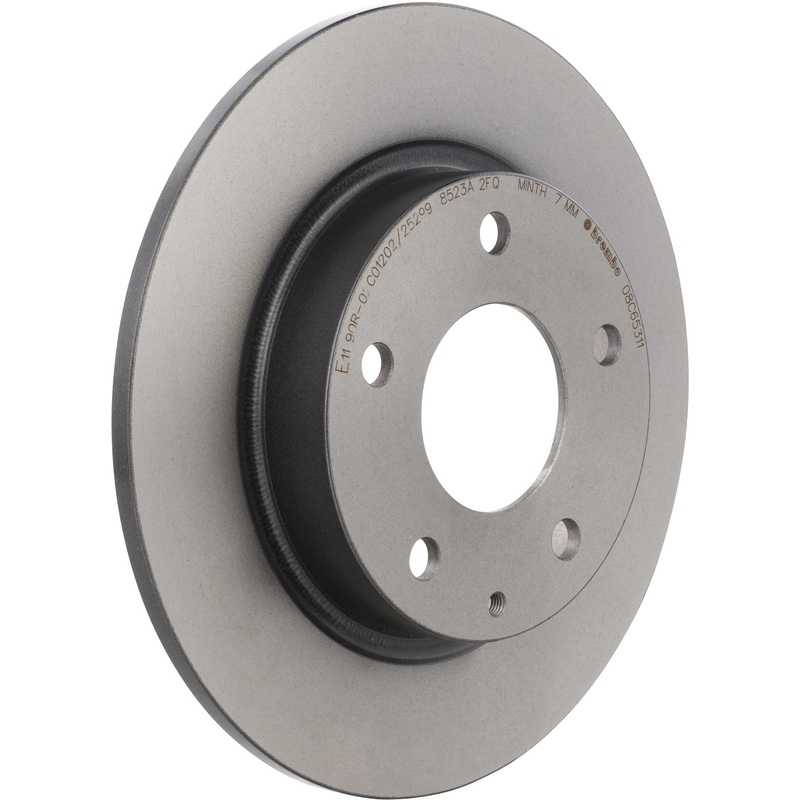 PRIME UV Coated Rear Disc Brake Rotor - 08.C653.11