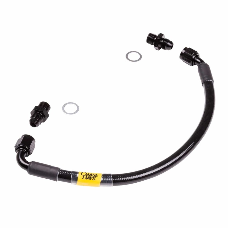 Chase Bays BMW E30 w/M52/S54/M54 (w/E36 Steering Rack) High Pressure Power Steering Hose