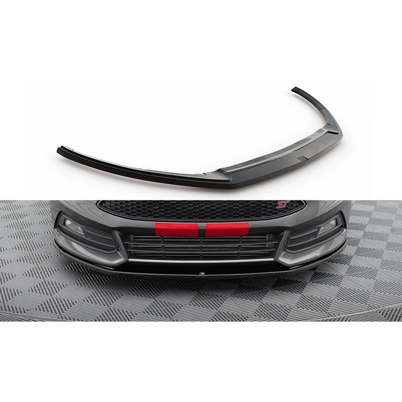 Maxton Design Front Splitter V.2 - Ford Focus ST Mk3 Facelift
