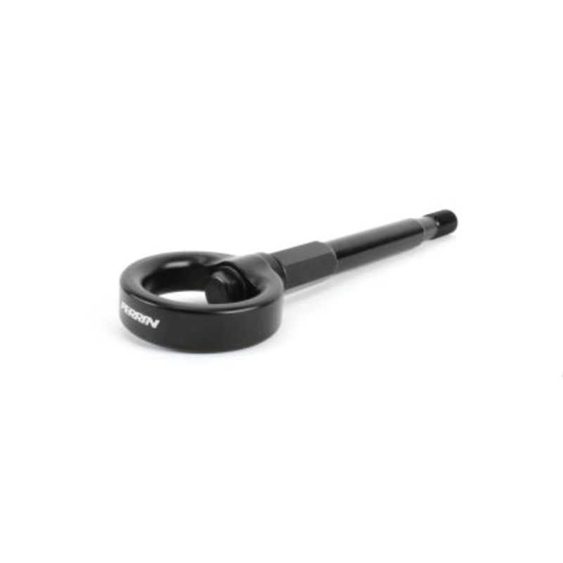 Perrin 08-14 Subaru WRX/STI Hatchback Tow Hook Kit (Rear) - Black
