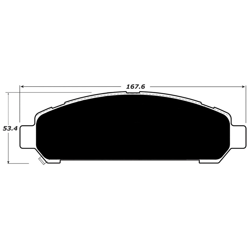 Porterfield Brake Pads for 2010 TOYOTA VENZA