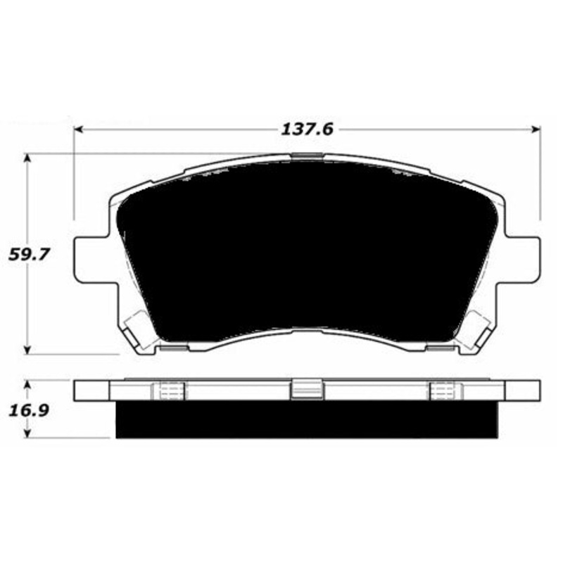 Porterfield Brake Pads for 2002 SUBARU FORESTER L