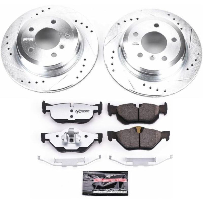 PowerStop Power Stop 13-15 BMW X1 Rear Z26 Street Warrior Brake Kit