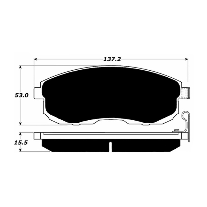 Porterfield Brake Pads for 2010 NISSAN CUBE