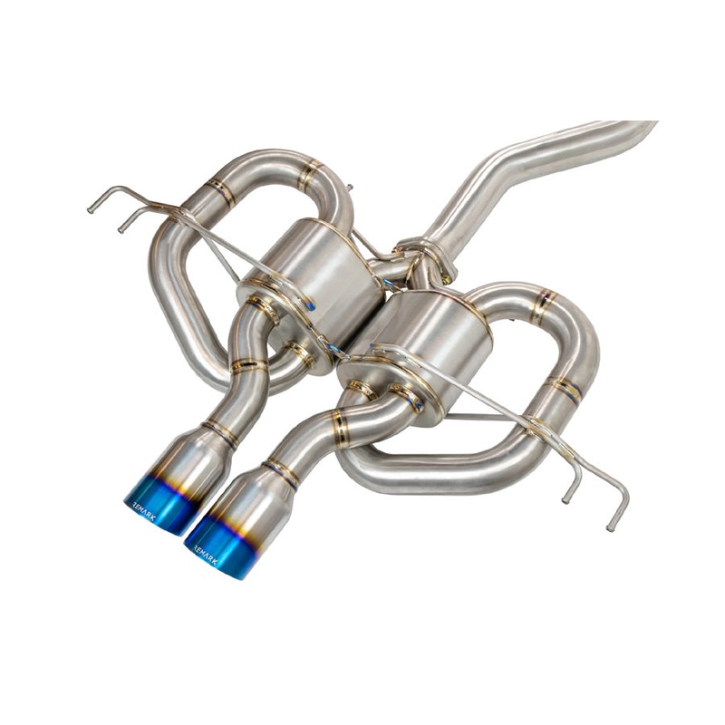 Remark Sports Touring (Link Loop) Titanium Catback Exhaust + Front Pipe - 2017-2021 Honda Civic Type R FK8