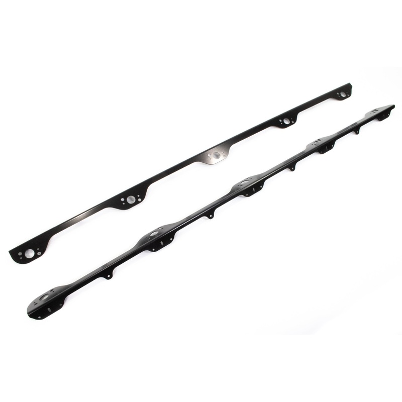 Motion Raceworks 1979-93 Fox Body Dzus Hood Rails (38.75") (Black Anodized)