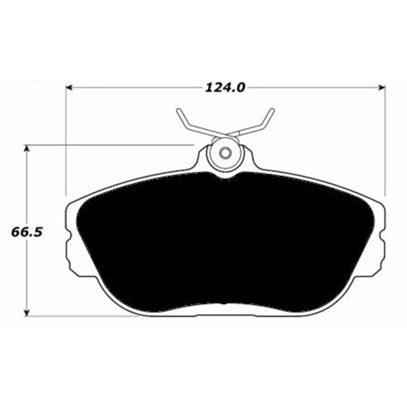 Porterfield Brake Pads for 1994 MERCURY SABLE