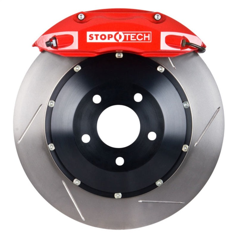 StopTech BBK 98-06 Audi TT 1.8T / 99-03 S3 Front ST-40 328x28 Red Slotted Rotors