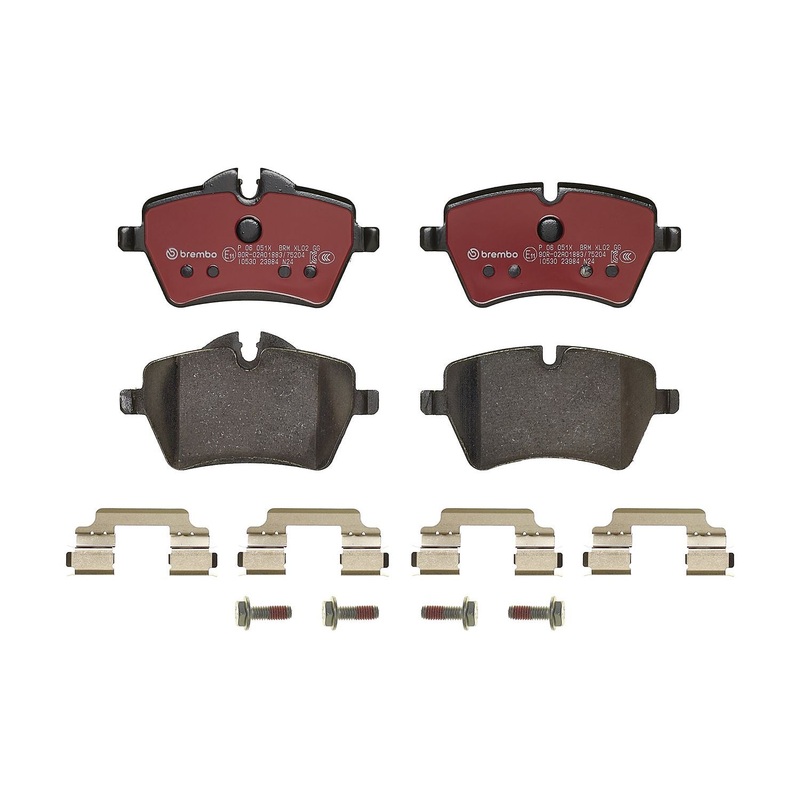 XTRA Low-Met Front Disc Brake Pad Set - P06051X