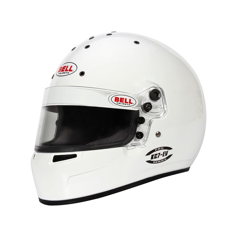 Bell KC7 EV CMS Youth Helmet - Snell FIA CMS-2016, White