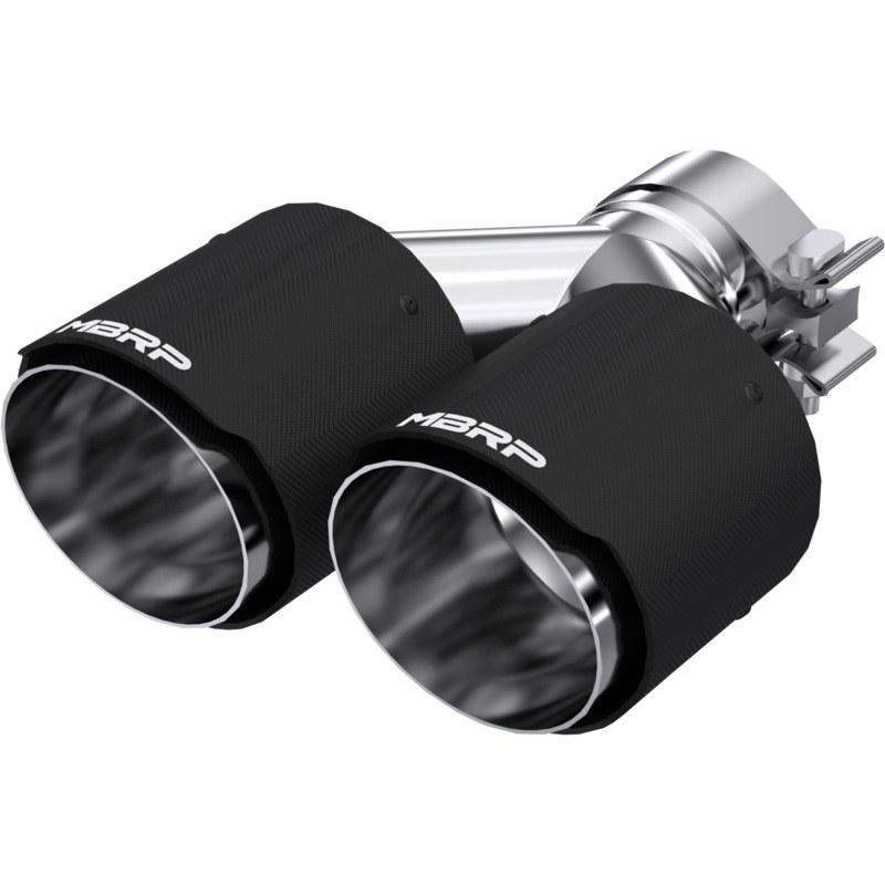 MBRP Dual Wall Angle Cut Dual 4-Inch Outlet | Universal (T5177CF)