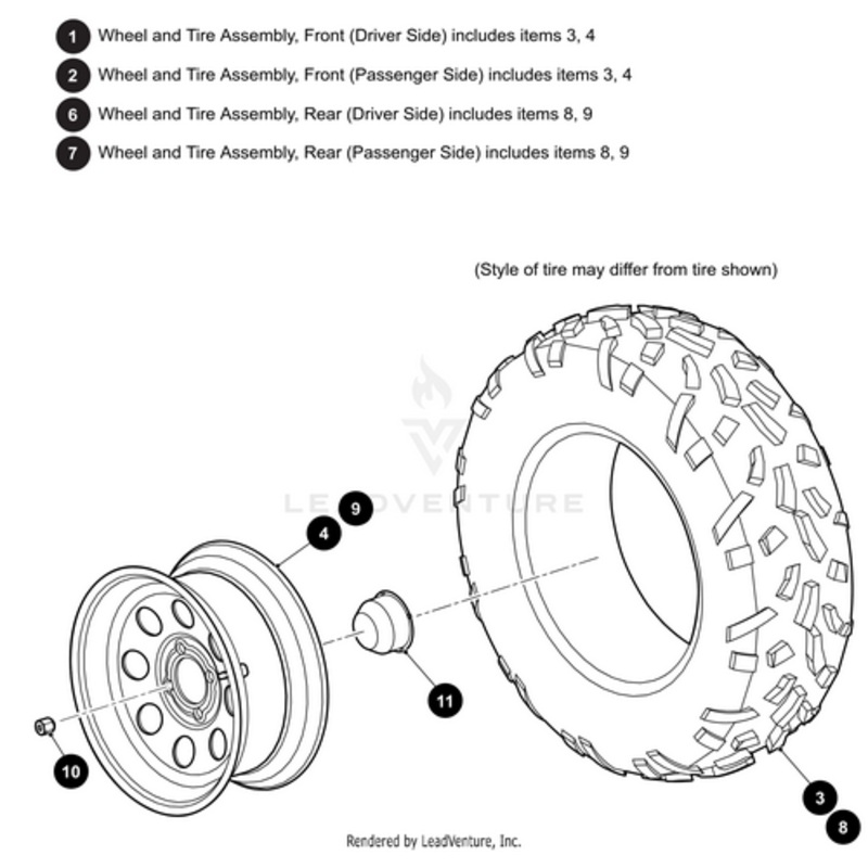 Wheel Center Cap For Use With Steel Wheels by Arctic Cat