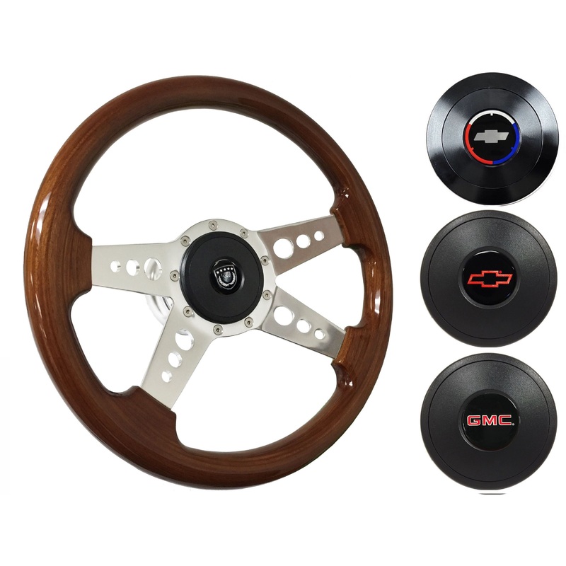 1960-73 Chevy Truck, GMC Steering Wheel Kit | Mahogany Wood | ST3082