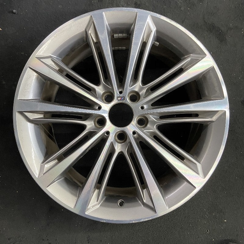 20" BMW 528i 11-16 20x9 alloy rear 10 spoke split spoke ferric gray Original OEM Wheel Rim