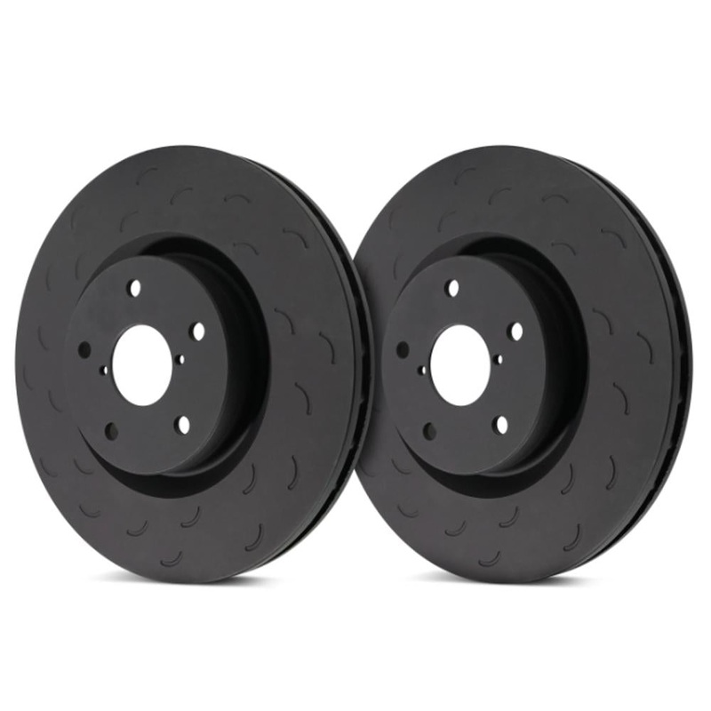 Hawk Talon Slotted-Only Vented 11.5" Front Brake Rotor Set | Multiple Subaru Fitments (HTS4955)