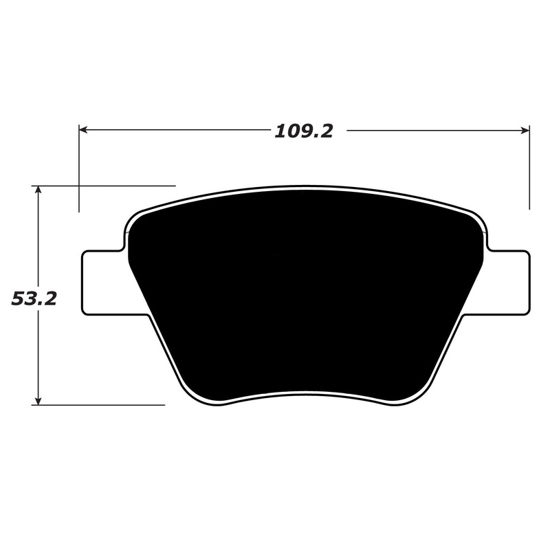 Porterfield Brake Pads for 2016 VOLKSWAGEN BEETLE w/ Bosch Rear Calipers