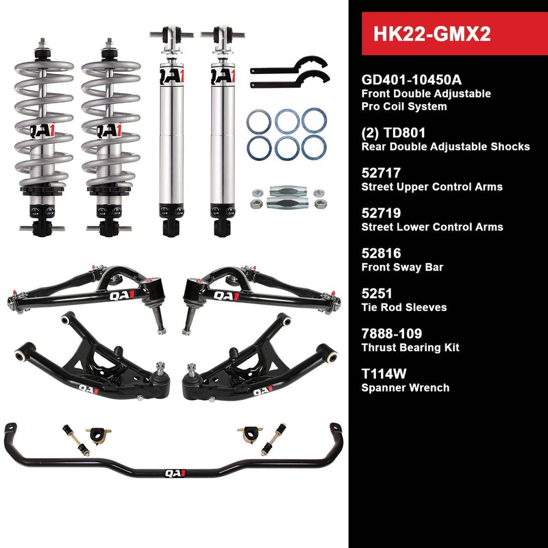 QA1 HK22-GMX2 Level 2 Full Vehicle Handling Kit 68-74 GM X-Body W/ Shocks