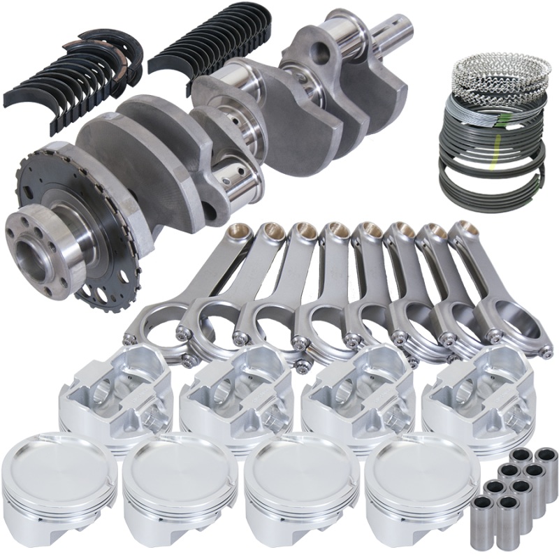 Eagle Chevy LS 4.8/5.3 4.000in Crank 24 Tth Rlctor 6.125in H-Beam 3.800in Pistons Rotating Assembly