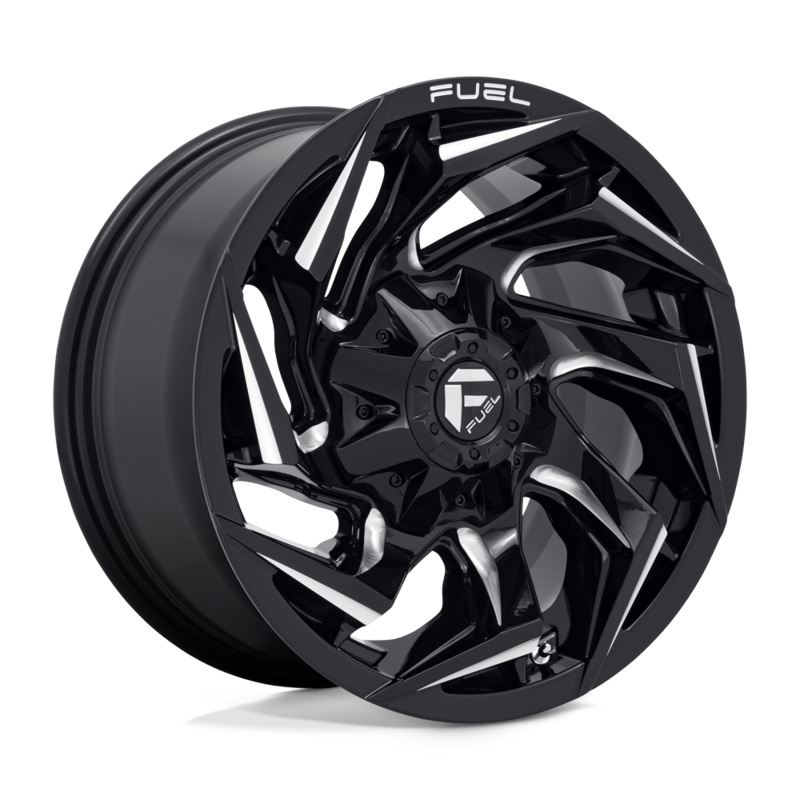 Fuel Wheels D753 Reaction 24" 8x170 Gloss Black Milled
