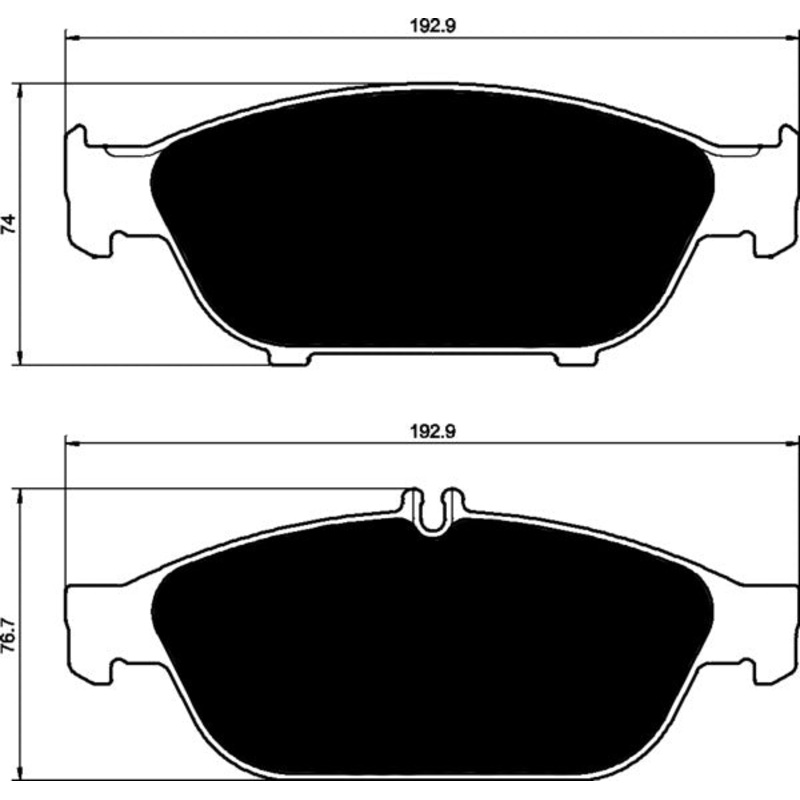 Porterfield Brake Pads for 2014 MERCEDES-BENZ E550 Cabriolet