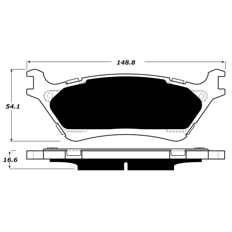 Porterfield Brake Pads for 2015 FORD F150 2WD W/MANUAL PB