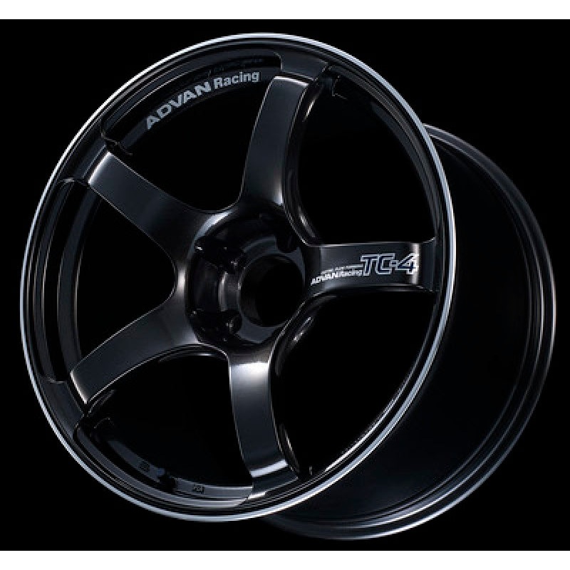 Advan TC4 17x8.0 +35 4-100 Black Gunmetallic & Ring Wheel