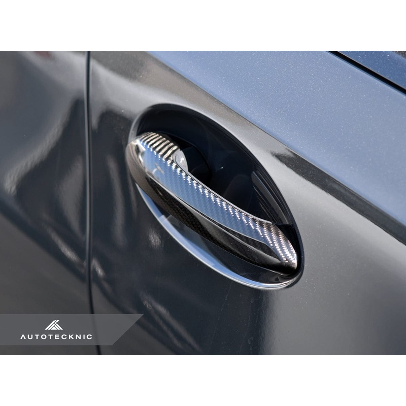 AutoTecknic Dry Carbon Door Handle Trim Set - G20 3-Series