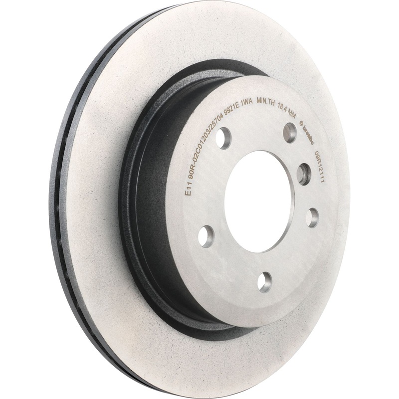 PRIME UV Coated Rear Disc Brake Rotor - 09.R121.11