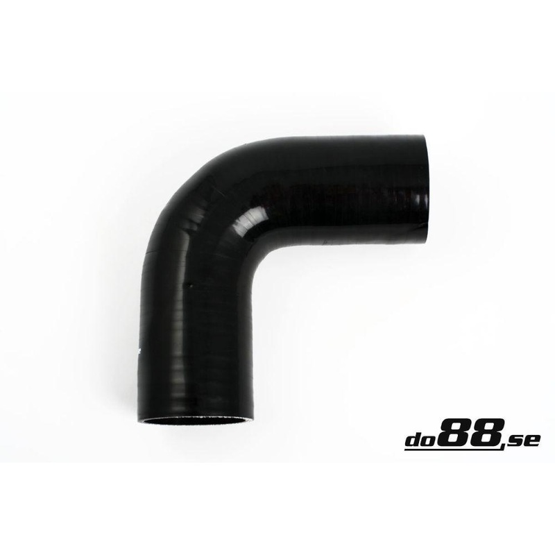 Silicone Hose Black 90 degree 2,375'' (60mm)