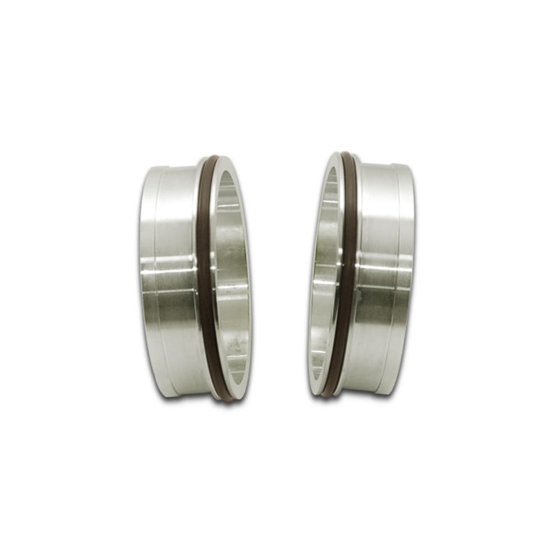 Vibrant Performance HD Clamp Stainless Weld Ferrules with O-Rings for 2-1/2" O.D. Tubing