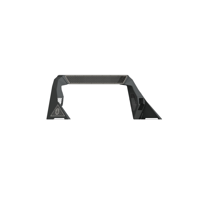 Road Armor 99-20 Ford F-250 iD Headache Rack w/Bedrail Pods/ 40in Center Light Pod/Hyve - Raw